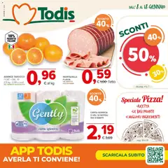 Anteprima dell'opuscolo Volantino Abruzzo - Marche - Molise dal negozio Todis valido da 08/01/2026