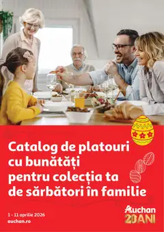 Previzualizarea de cataloage: Auchan Auchan Catalog platouri gastro valabil de la 01.04.2026