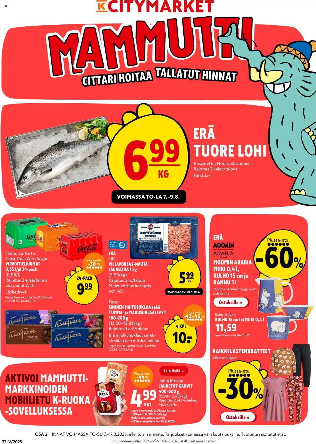 K-Citymarket-kaupan Tarjoukset voimassa 07/08/2025 - Sivulla 1