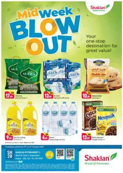 Preview of the catalogue Midweek Blow Out - Wadi Al Safa 5, Dubailand of store Shaklan valid from 13 Oct, 2025