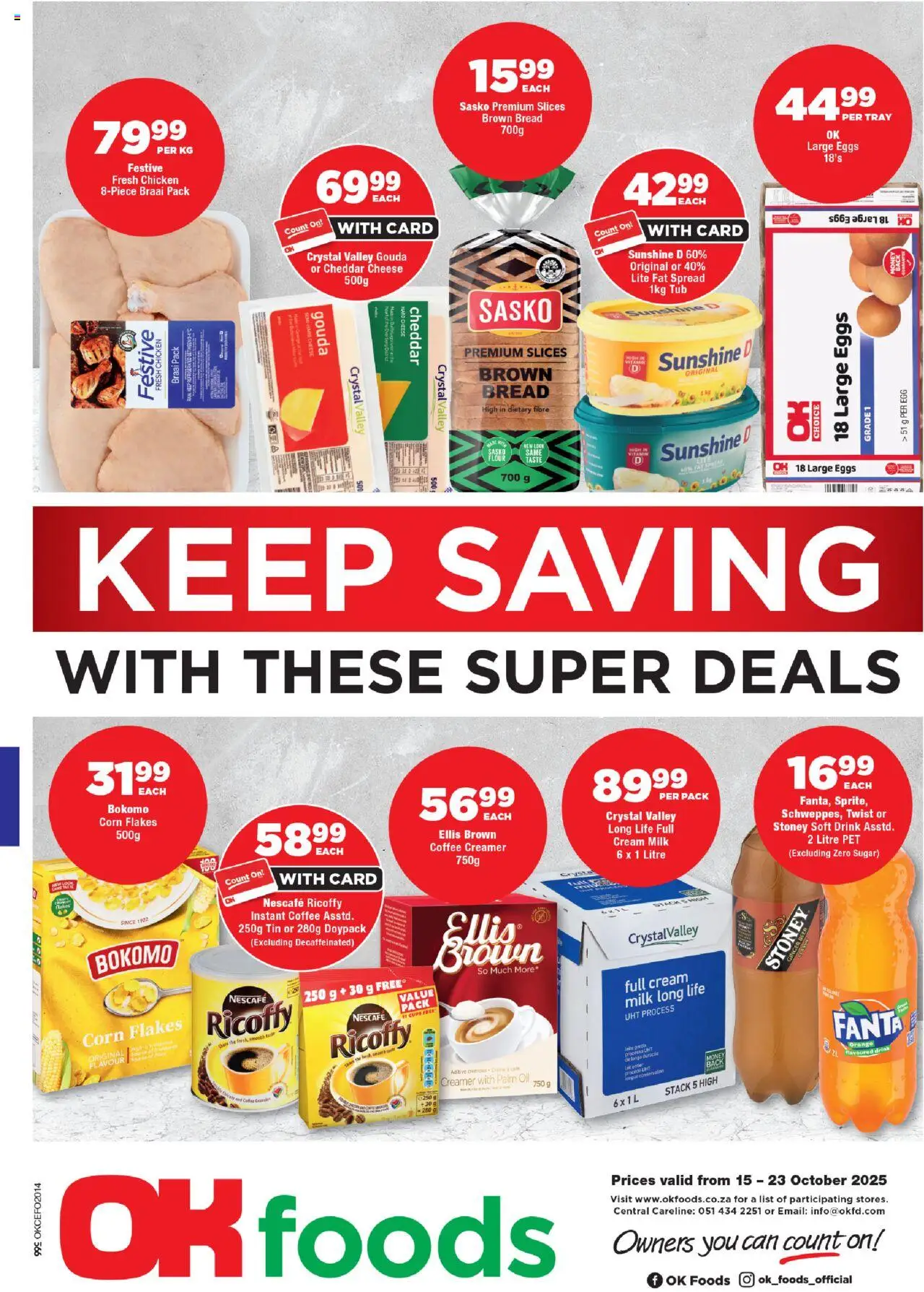 OK Foods Northern Cape - Specials from 15/10 - 23/10/2025 > Promotions