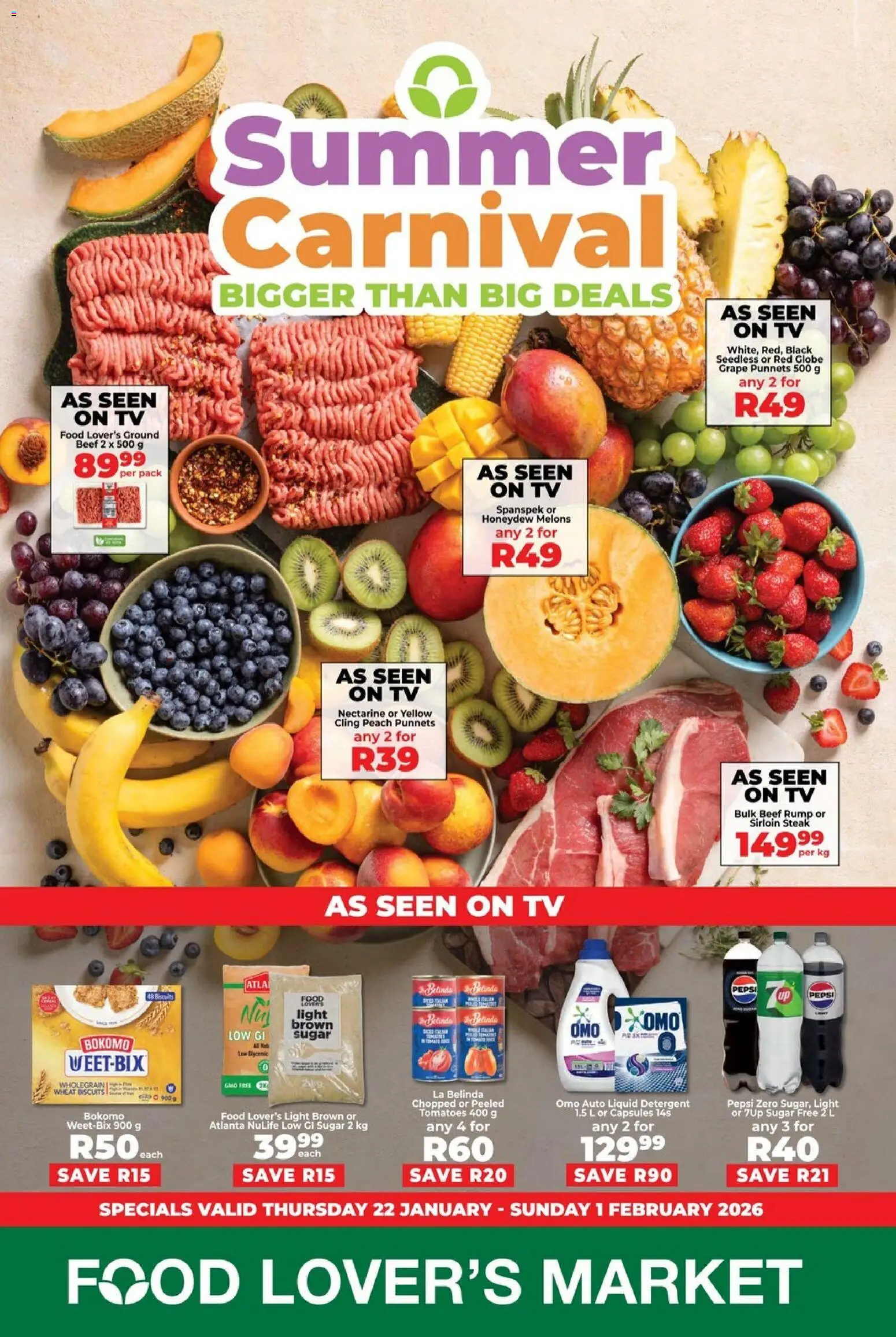 Preview of Food Lover's Market flyer valid from 22/01/2026