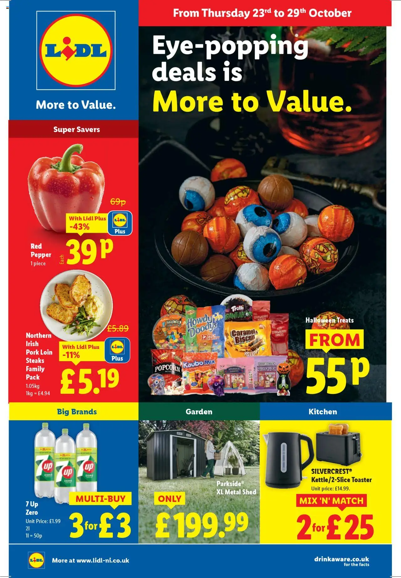 Lidl shop More to value valid from 23/10/2025 - Page number 1