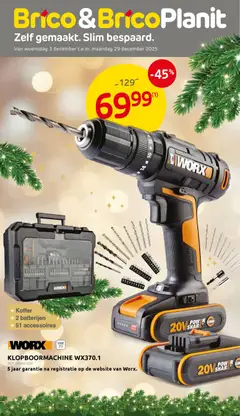 Voorbeeld van Folder van winkel Brico Plan-it geldig vanaf 03/12/2025