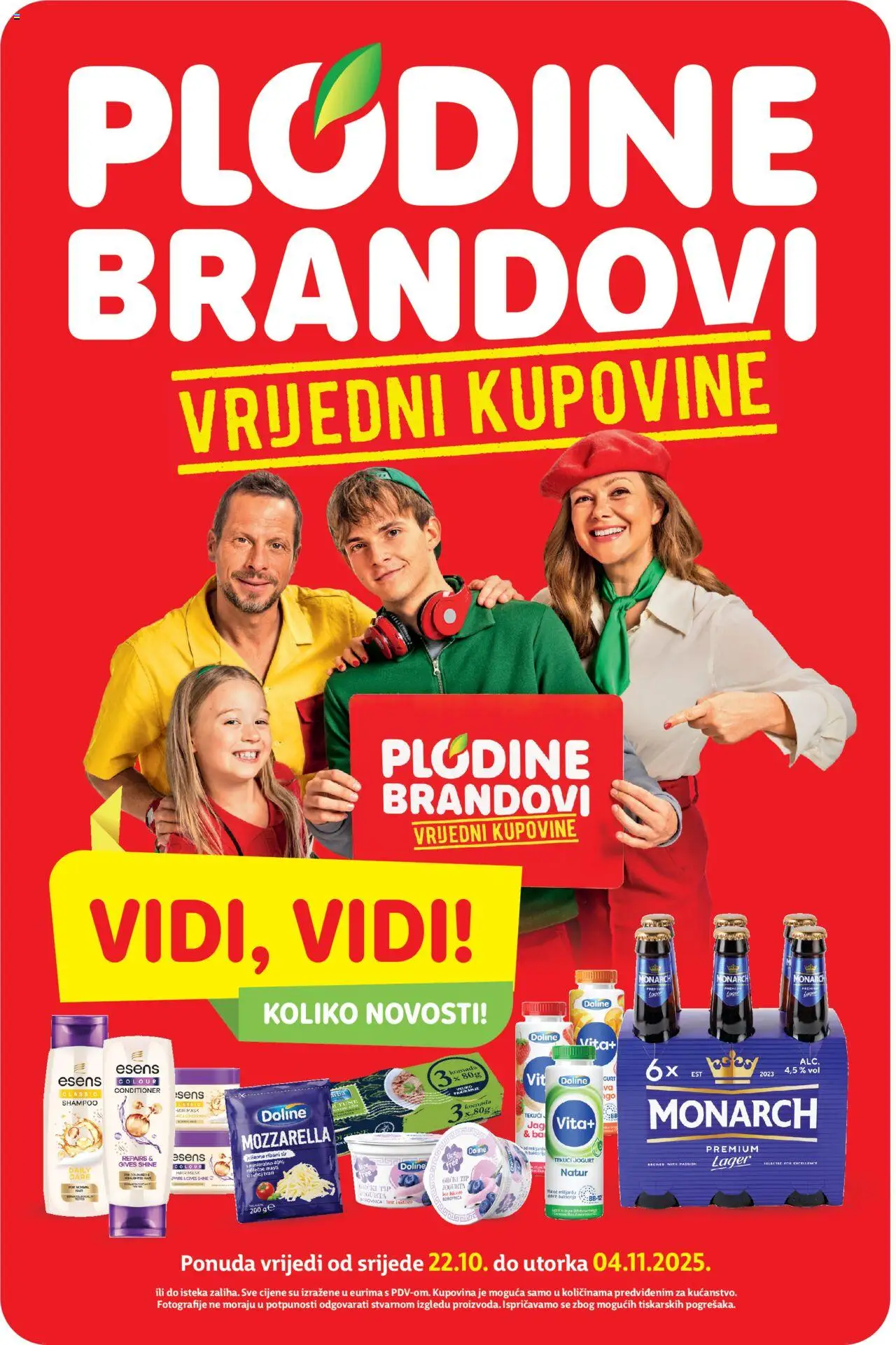 Plodine aktualni Katalog vrijedi od 22.10.2025 - tjedna akcija broj stranice 1