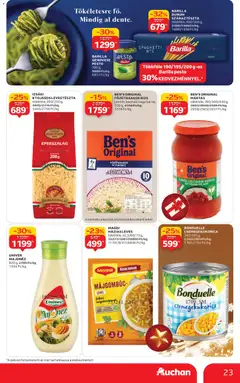 Auchan - Akciós újság Auchan megtekintése, amely érvényes 2025.12.11.-től | Oldal: 23