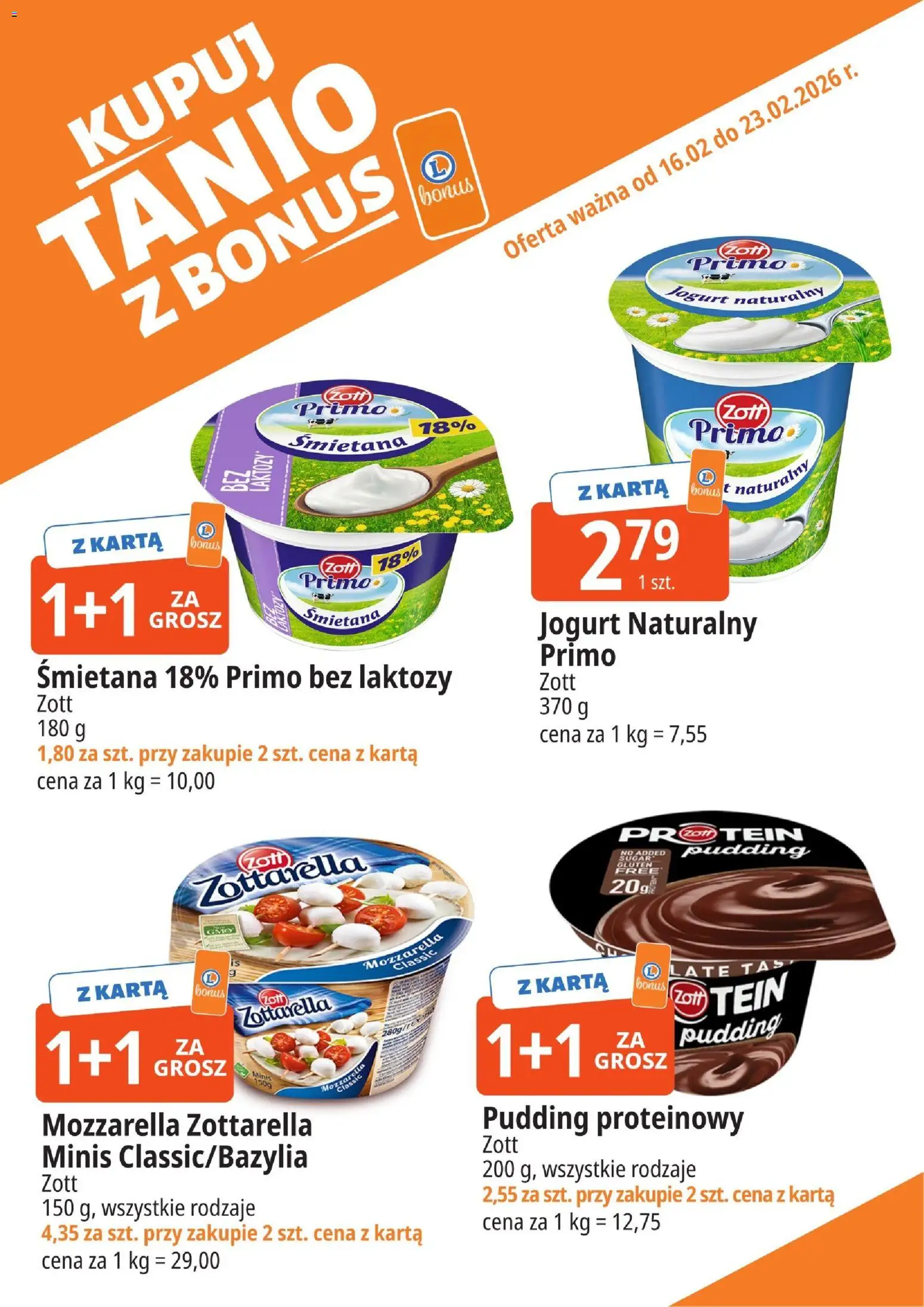 Pogląd gazetki "Wrocław kupony dodatkowe" ze sklepu E.Leclerc ważnej od 16.02.2026