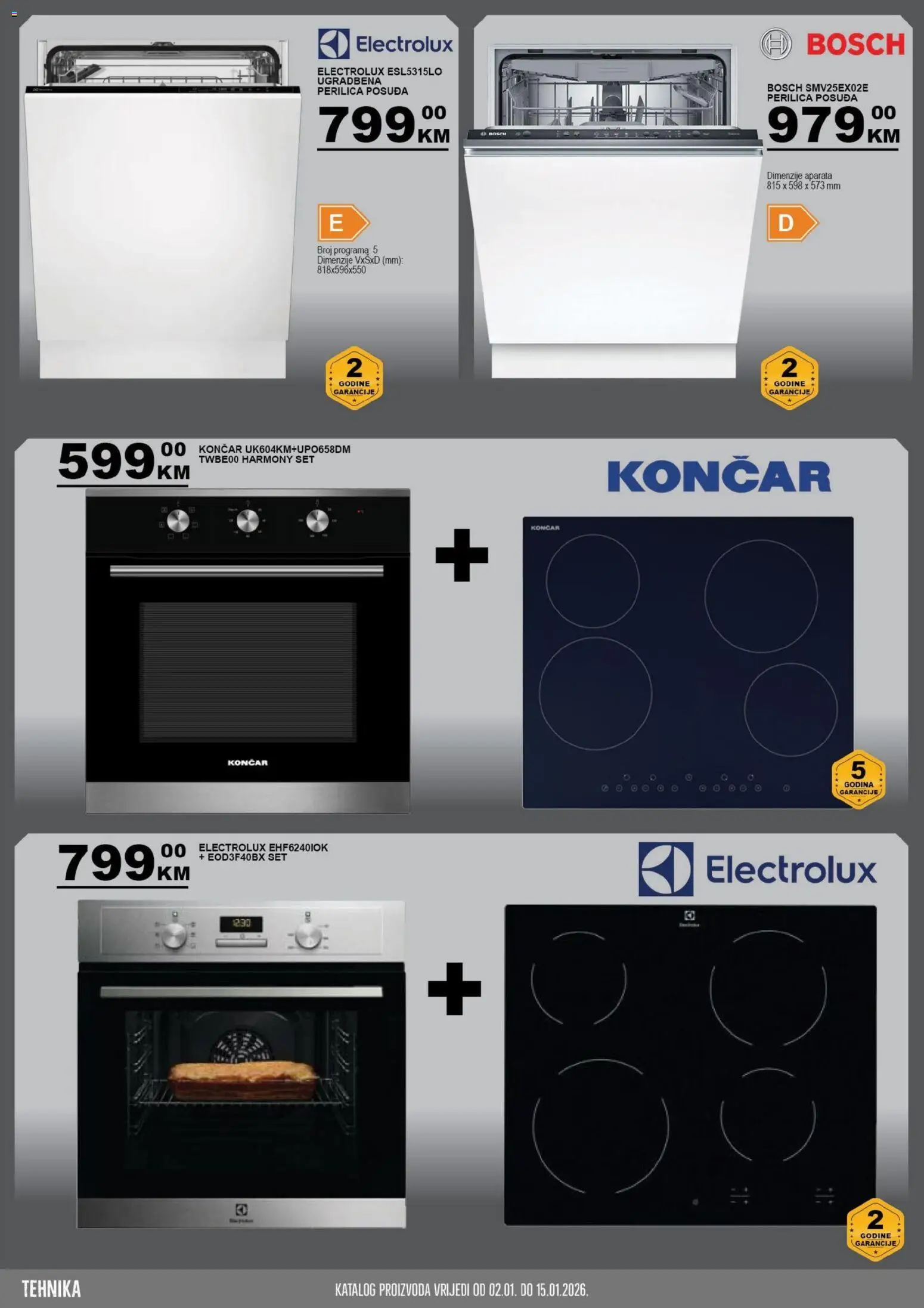 Pregled letka Katalog trgovine Prodex vrijedi od 2026.01.02