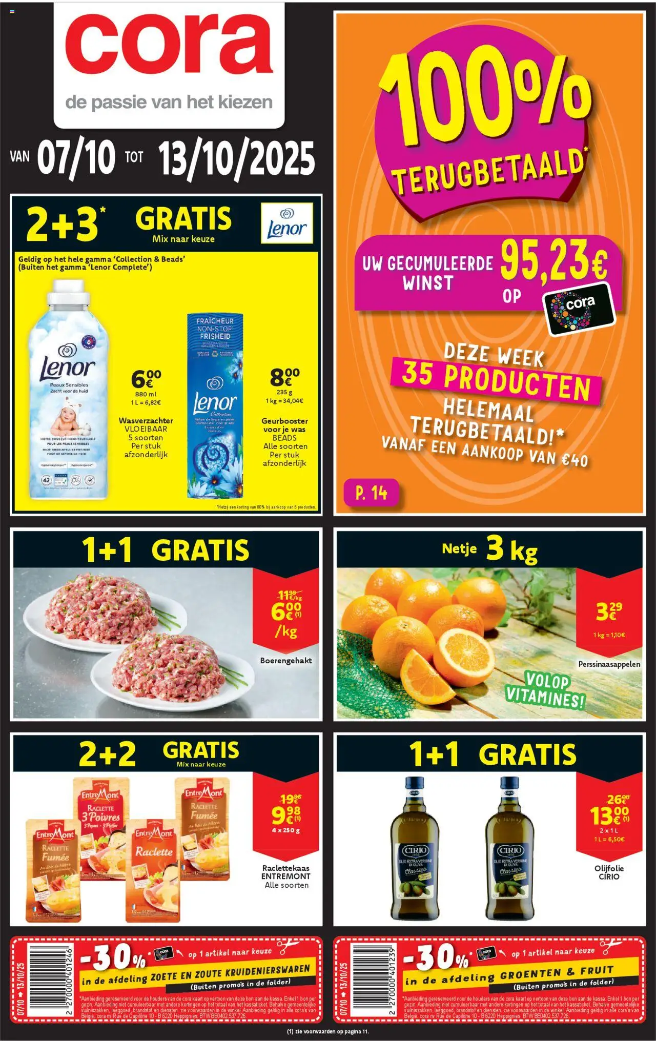 Cora shop Folder week 41 geldig vanaf 07/10/2025 - Paginanummer 1
