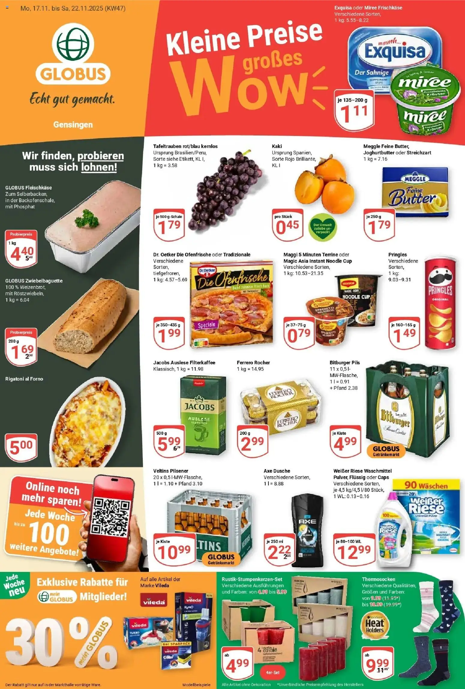 Vorschau von dem Prospekt des Geschäftes Globus, gültig ab dem 17.11.2025