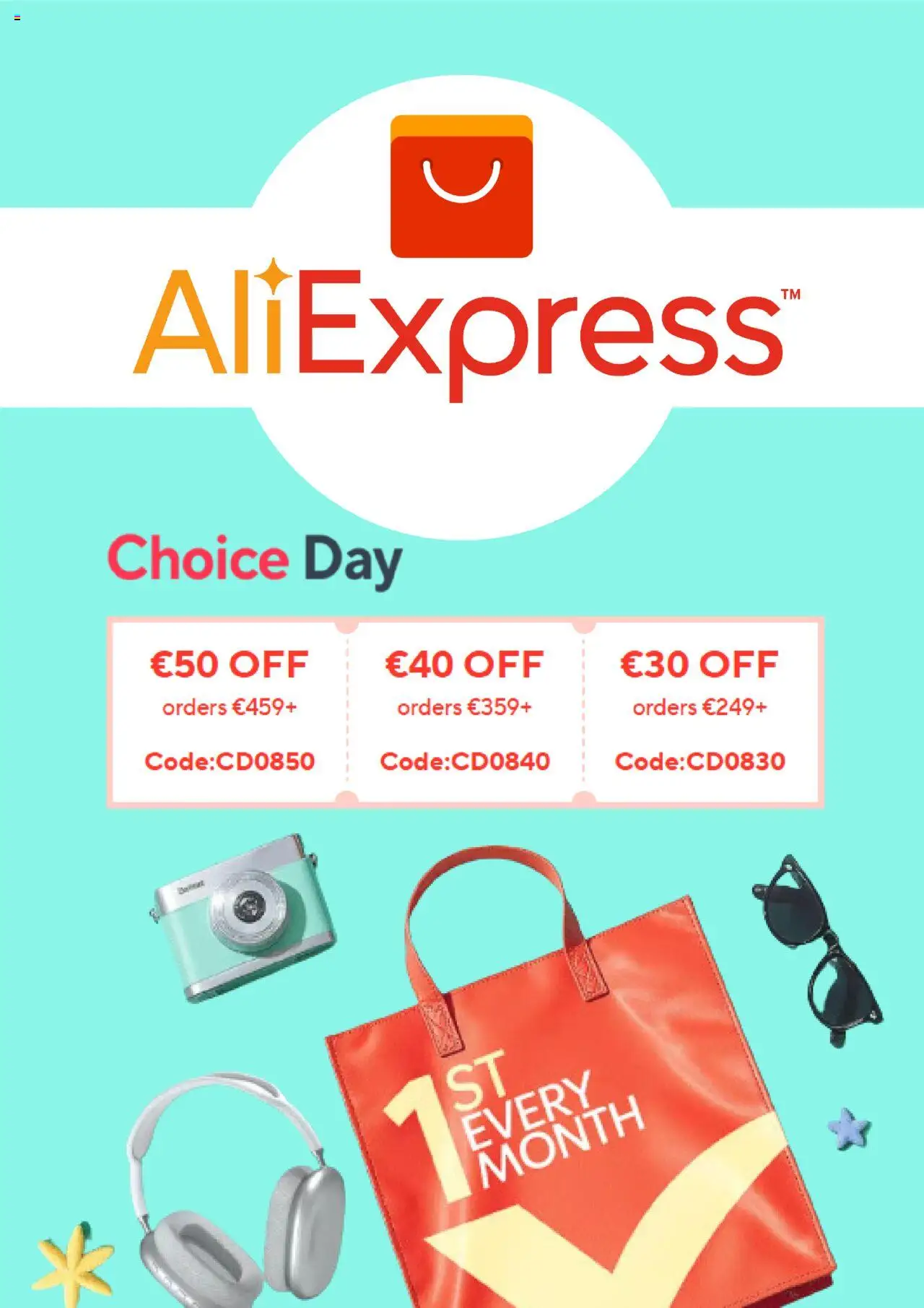 Aliexpress-kaupan Tarjoukset voimassa 05/08/2025 - Sivulla 1
