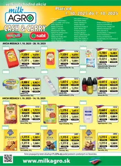 Náhľad Milk Agro letáku platného od 01.10.2025