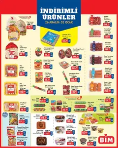BİM İndirimli Ürünler 26.12.2025 - Broşürünün önizlemesi
