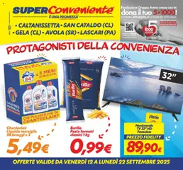 Anteprima dell'opuscolo Volantino Caltanissetta/San Cataldo/Gela/Avola/Lascari dal negozio SuperConveniente valido da 12/09/2025