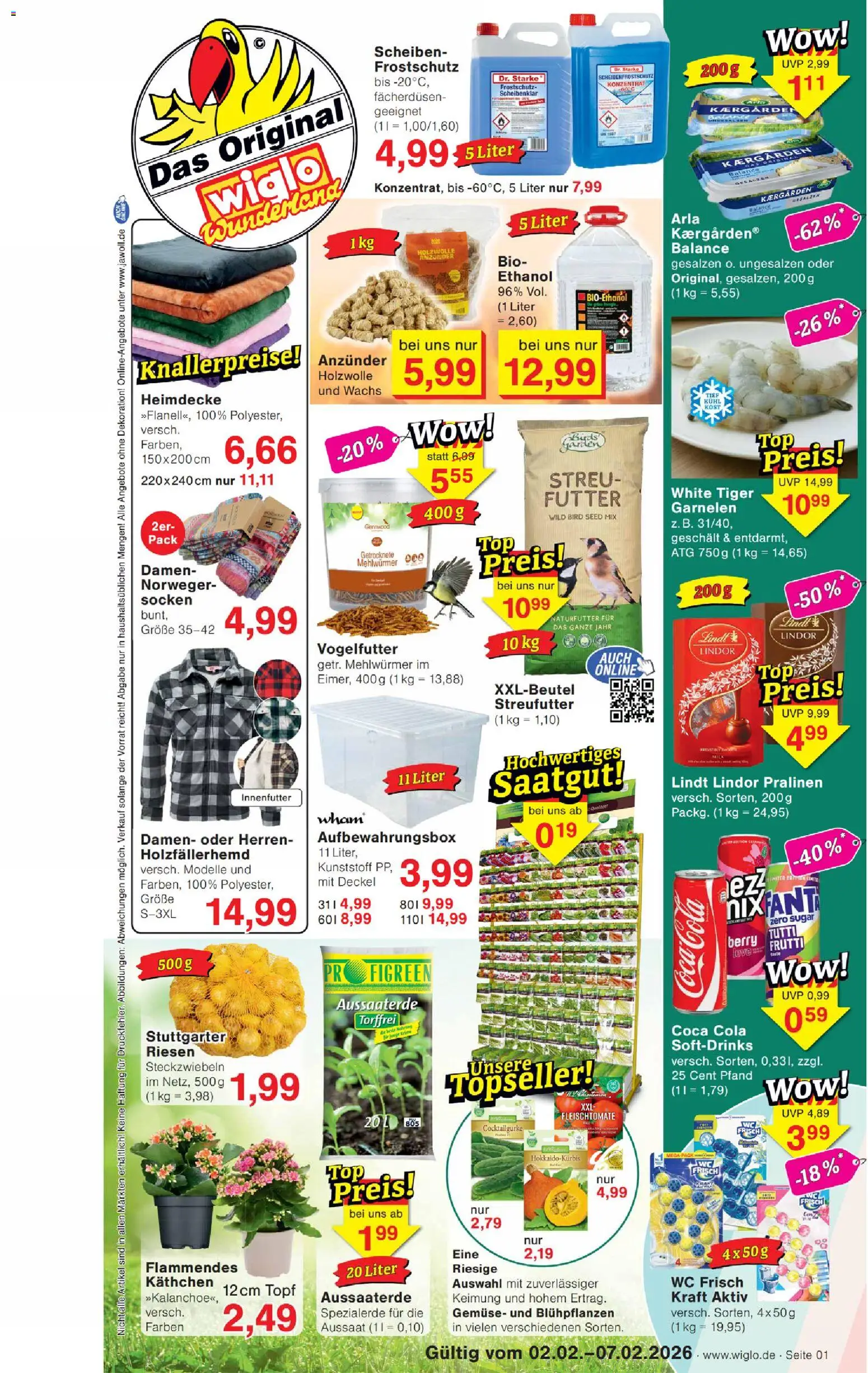 Vorschau von dem Prospekt des Geschäftes Wiglo Wunderland, gültig ab dem 02.02.2026