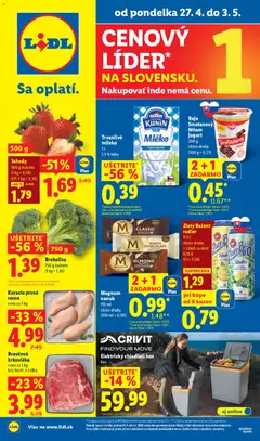 Náhľad Lidl letáku platného od 27.04.2026