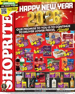 Preview of Shoprite flyer valid from 29/12/2025