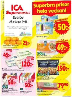 Förhandsgranska reklamblad Svalöv från butik ICA Supermarket gäller från 19/01/2026