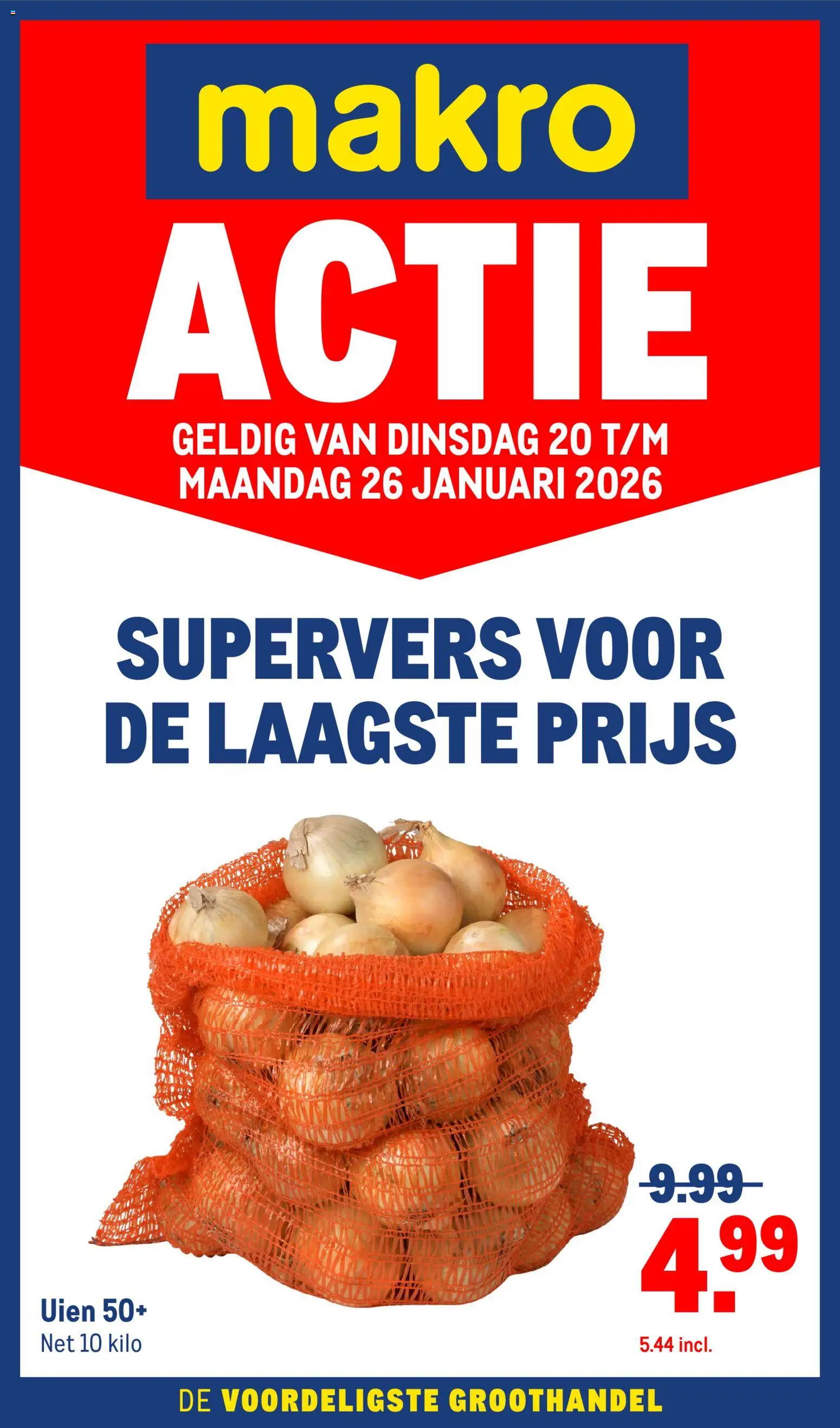 Voorbeeld van Versdeals van winkel Makro geldig vanaf 20-01-2026
