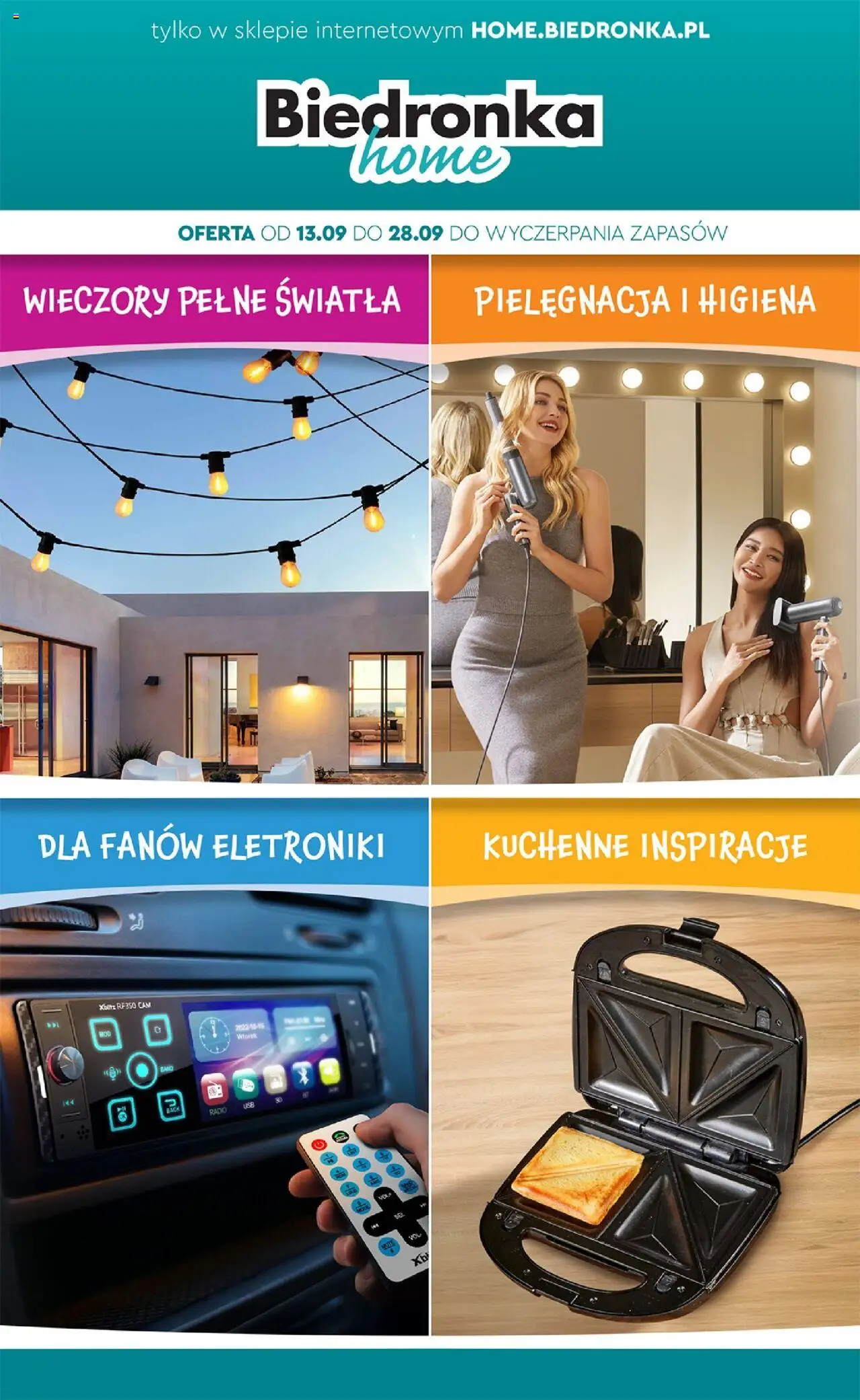 Biedronka gazetka promocyjna 13.09.2025 - "Home" - Numer strony 1
