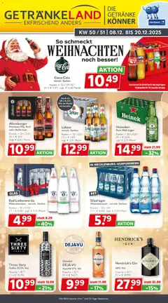 Vorschau von dem Prospekt des Geschäftes Getränkeland, gültig ab dem 08.12.2025