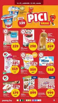 PENNY - Akciós újság PENNY megtekintése, amely érvényes 2025.11.27.-től | Oldal: 6