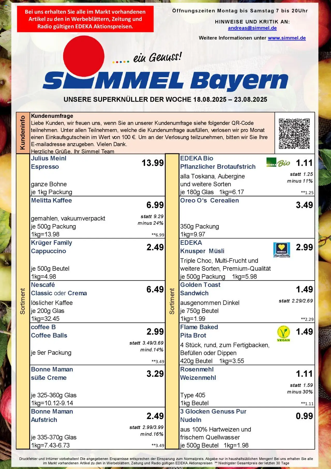 Simmel Bayern (vom 18.08.2025 - 23.08.2025)