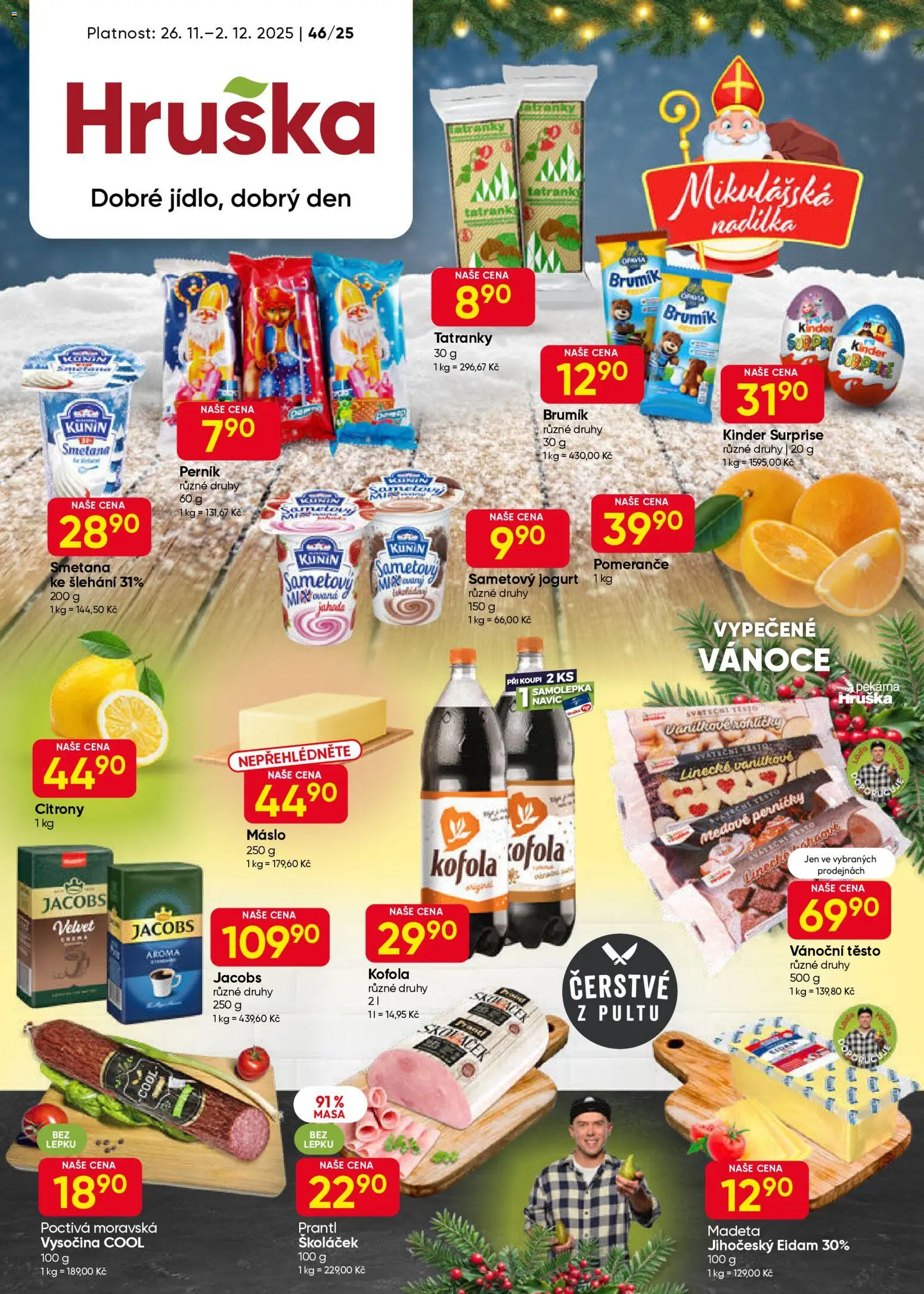 Náhled nabídky: Hruška Leták platný od 26.11.2025