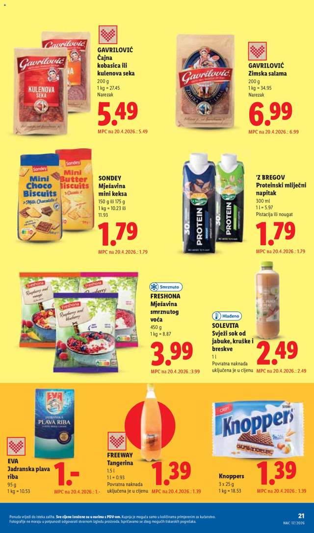 Novi Lidl katalog od 20.04.