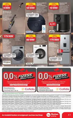 Auchan - Akciós újság Auchan megtekintése, amely érvényes 2025.11.06.-től | Oldal: 41