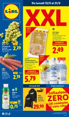 Anteprima dell'opuscolo Attuale volantino dal negozio Lidl valido da 15/09/2025