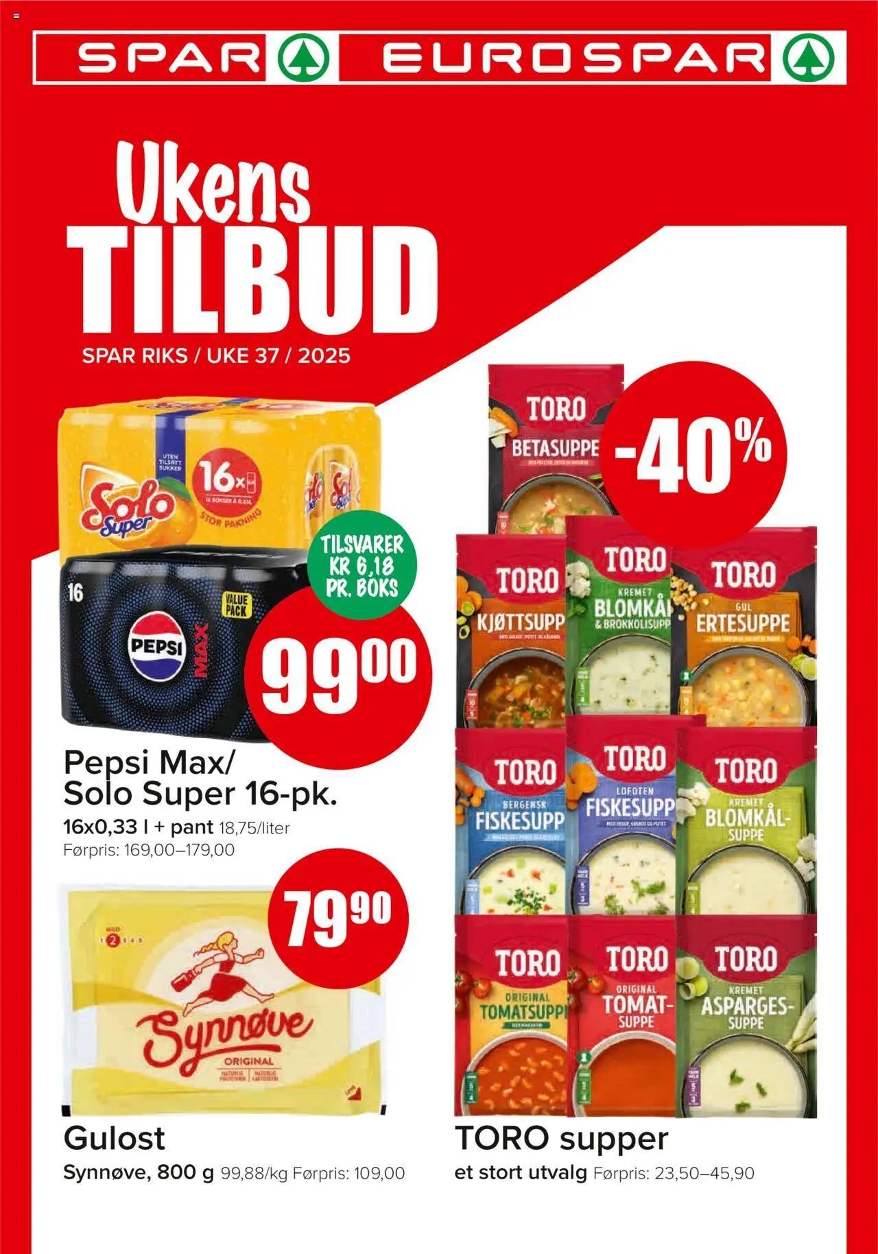Kundeavis Spar gyldig fra 04/09/2025 - Sidenummer 1