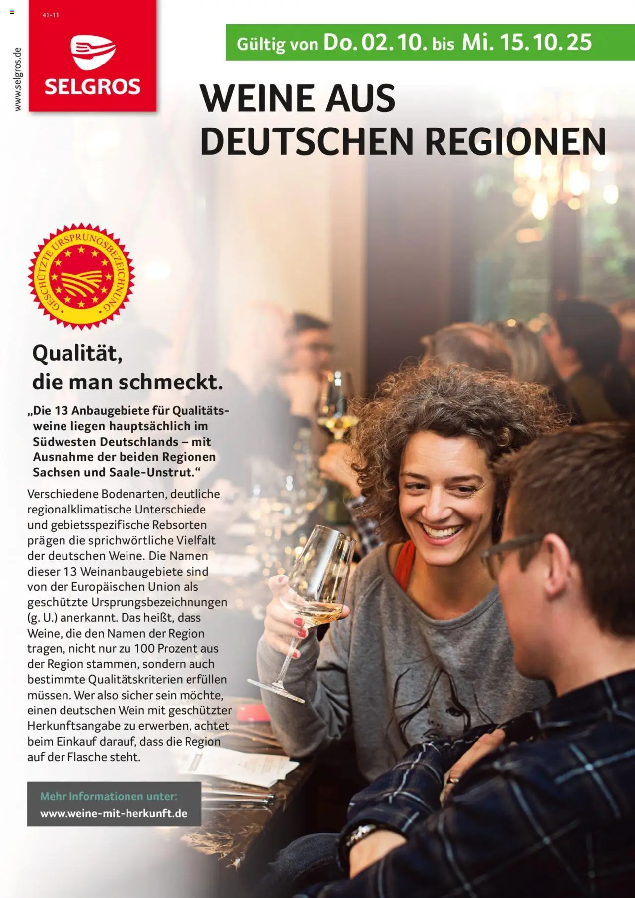 Selgros Weinekatalog (vom 02.10.2025 - 15.10.2025) - Wein