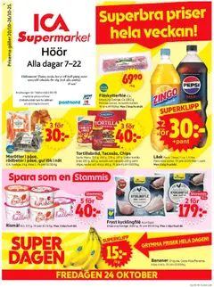 Förhandsgranska reklamblad Höör från butik ICA Supermarket gäller från 20/10/2025
