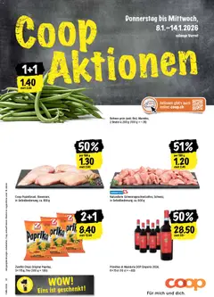 Vorschau des Merkblatts Aktionen vom Shop Coop gültig von 08.01.2026 bis 14.01.2026