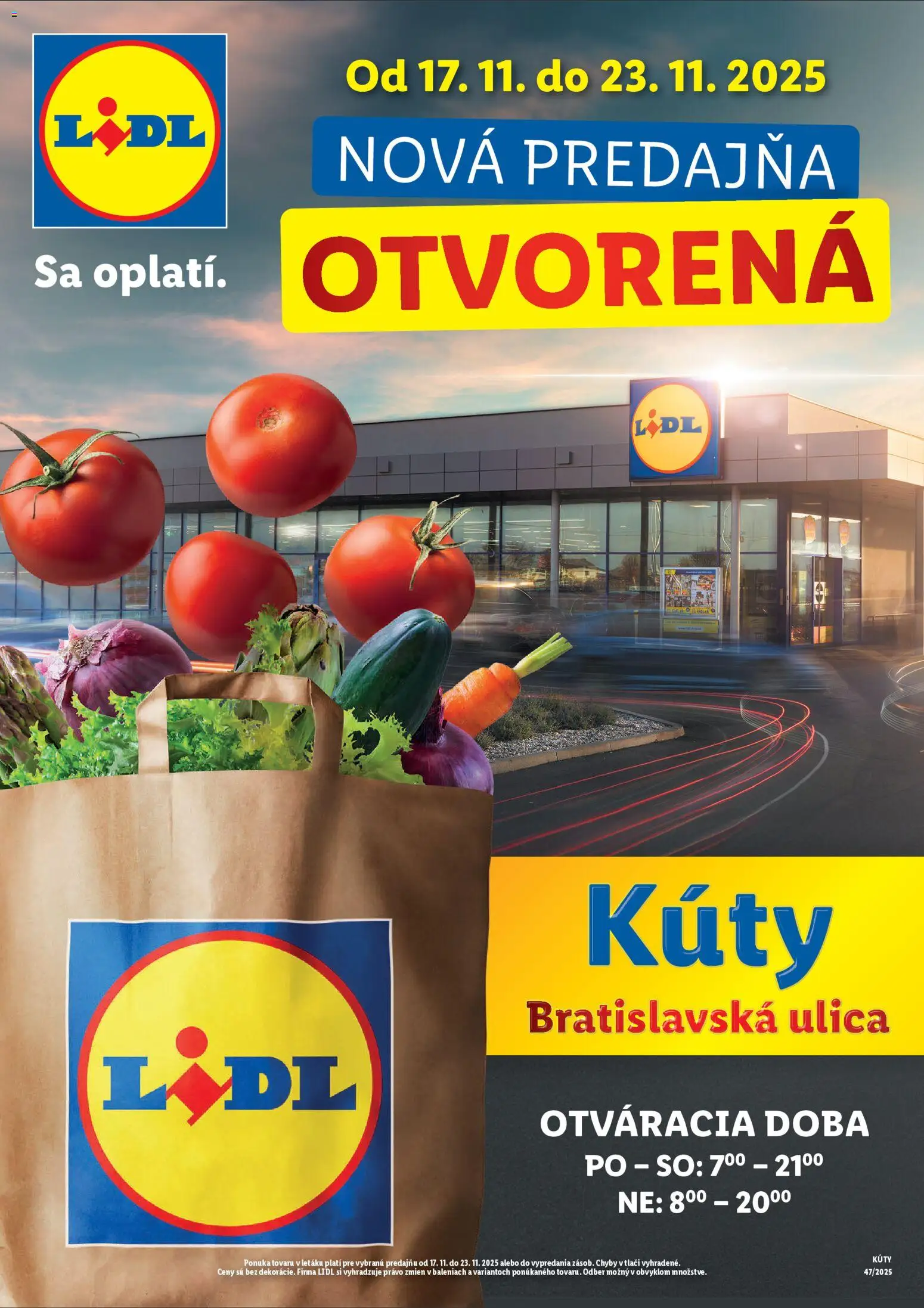 Náhľad Lidl letáku platného od 17.11.2025