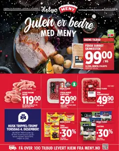 Forhåndsvis Kundeavis Helgø fra butikk Meny gyldig fra 30/11/2025