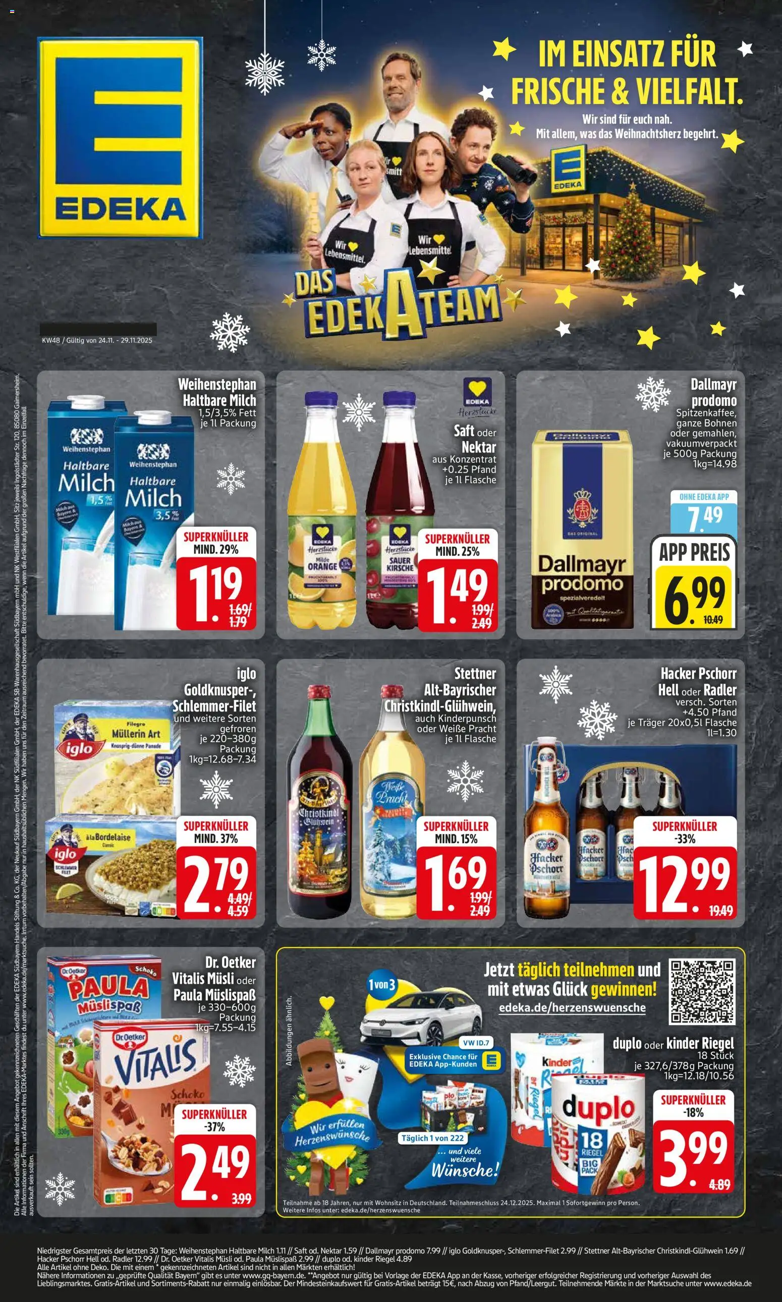 Voorbeeld van Black Friday van winkel Edeka DE geldig vanaf 24-11-2025