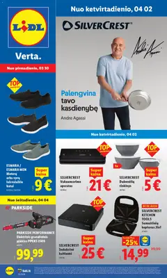 LIDL parduotuvės leidinio LIDL leidinys - Ne maisto prekių pasiūlymai galiojančio nuo 2026.03.30 peržiūra
