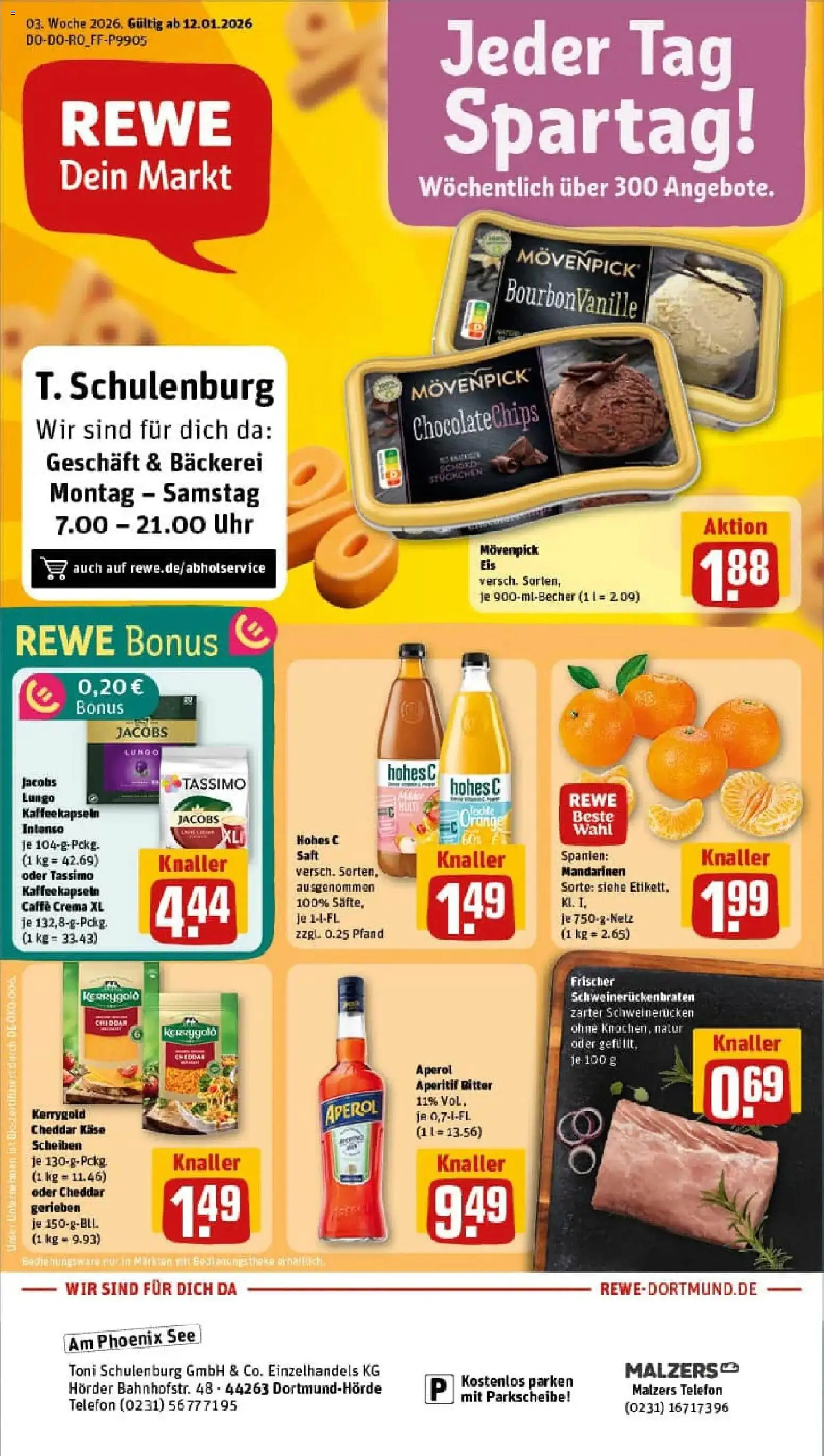 Vorschau von dem Prospekt des Geschäftes Rewe, gültig ab dem 11.01.2026
