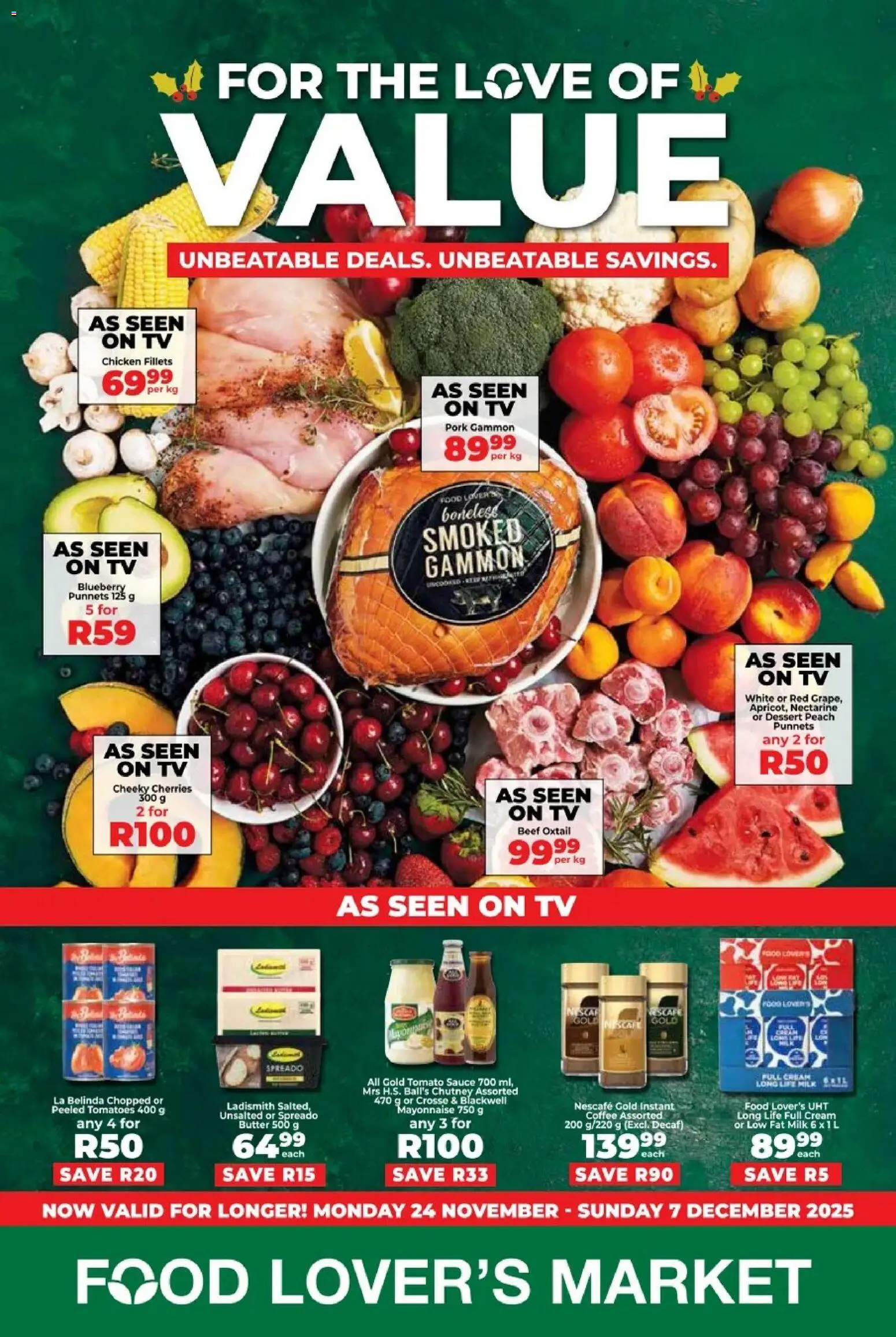 Preview of Food Lover's Market flyer valid from 24/11/2025