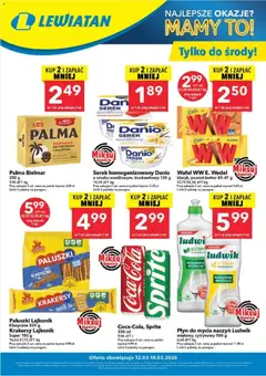 Pogląd gazetki "Lewiatan gazetka - W wielopakach taniej" ze sklepu Lewiatan ważnej od 12.03.2026