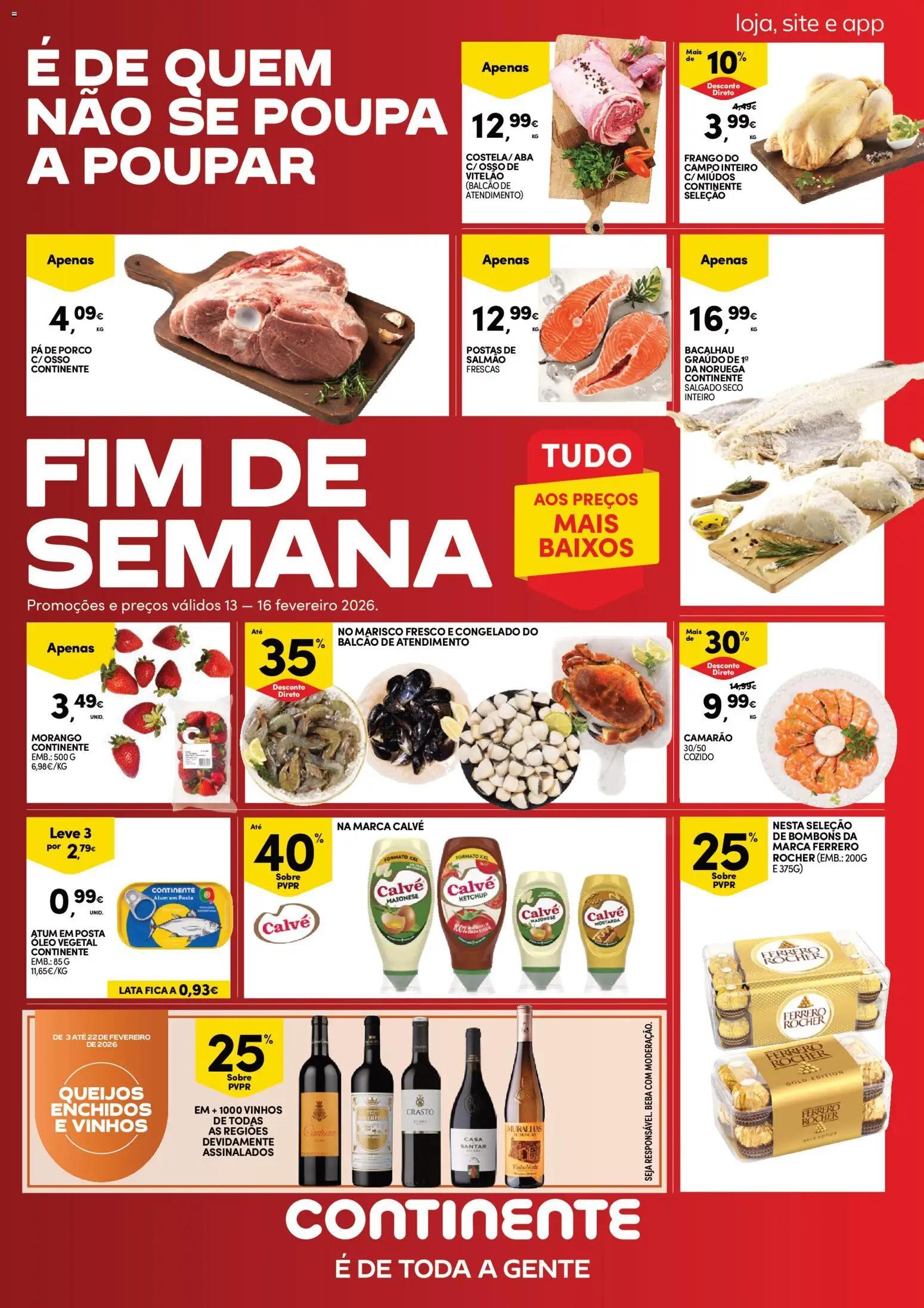 Pré-visualização do folheto da loja Continente válida a partir de 13/02/2026