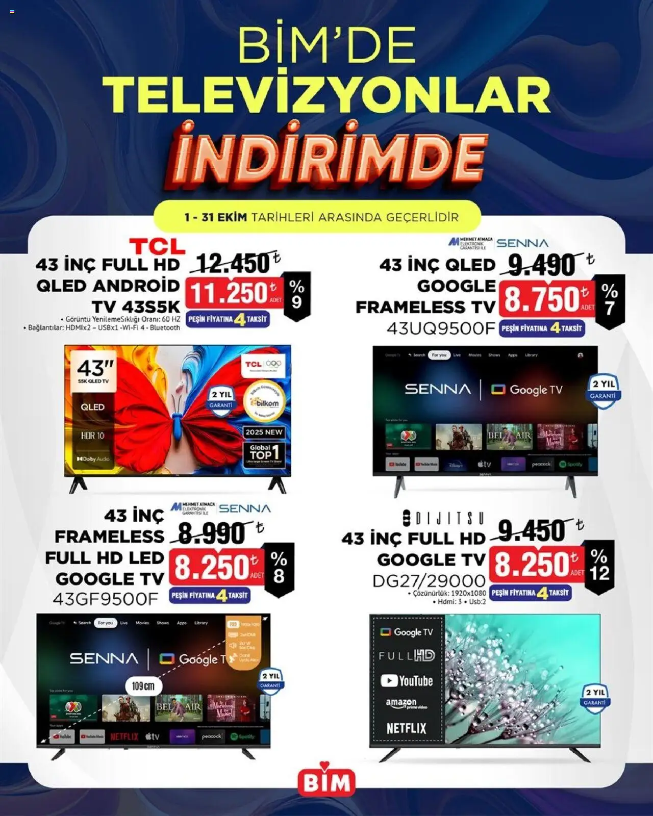 BİM Katalog bu hafta (01 Ekim 2025) - Aktüel Broşür - Sayfa numarası 1