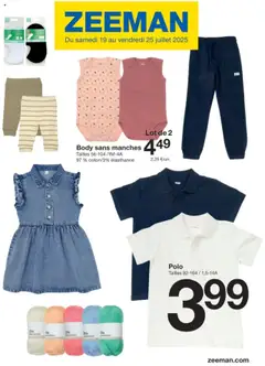 Voorbeeld van Publicité van winkel Zeeman geldig vanaf 19/07/2025