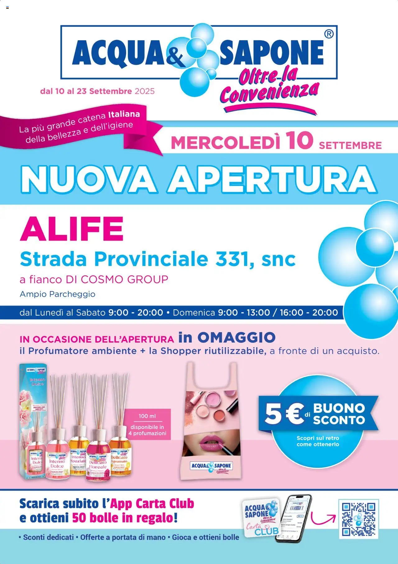 Volantino Acqua e Sapone valido da 10/09/2025 numero di pagina 1
