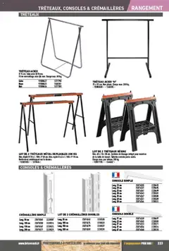 Prévisualisation de Catalogue du magasin Brico Cash formulaire valide 04/04/2025 | Page: 223