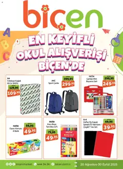 Biçen Market Katalog 20.08.2025 - Broşürünün önizlemesi