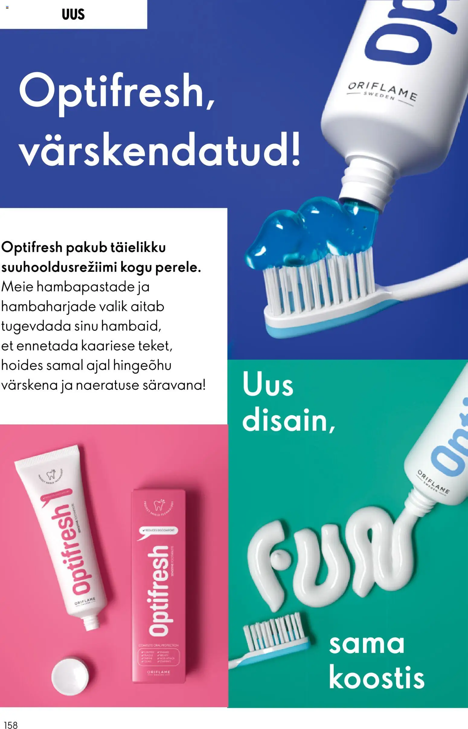 Oriflame kliendilehe eelvaade alates 2025.12.31