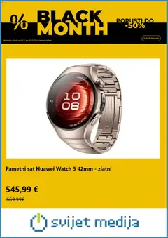 Pregled letka Black Friday trgovine Svijet medija vrijedi od 03.11.2025 | Stranica: 7